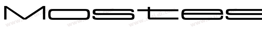 Mostest Test 1375字体转换